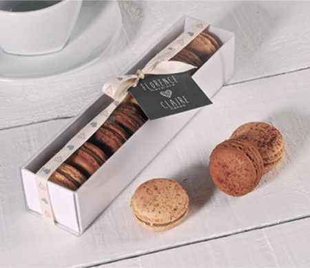 Scatola trasparente per macaron 