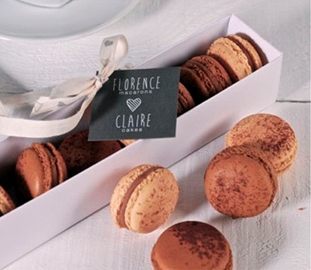 Scatola trasparente per macaron 