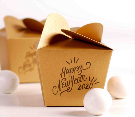 Scatola regalo Capodanno