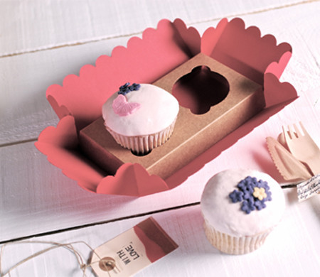 Scatolina per 2 cupcake
