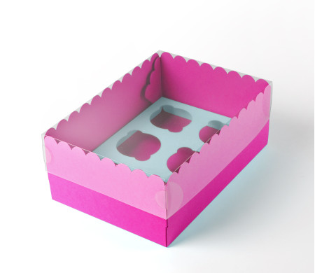 Scatola per 6 Cupcake, Muffin o Biscotti