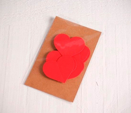 Cuori 3D per Decorare i Regali. Quanto Amore...