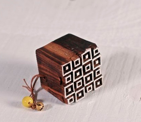 Timbro “geometrico 3” in legno