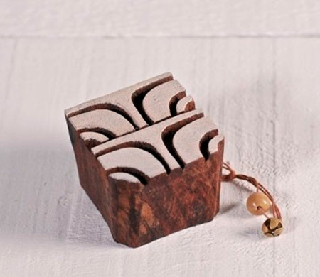 Timbro “geometrico 1” in legno