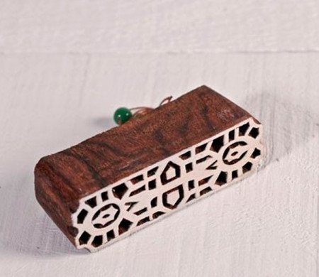 Timbro "lungo 2" in legno