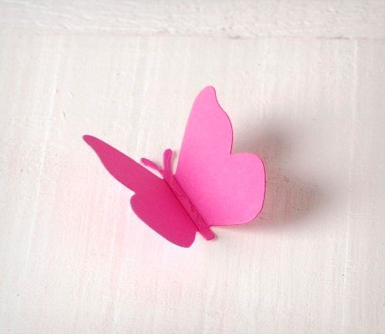 10 farfalle in cartone