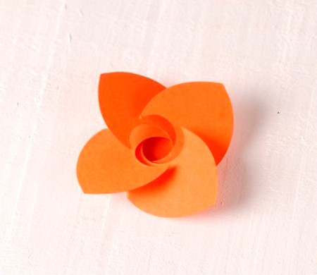 10 fiori in cartone