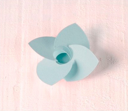10 fiori in cartone