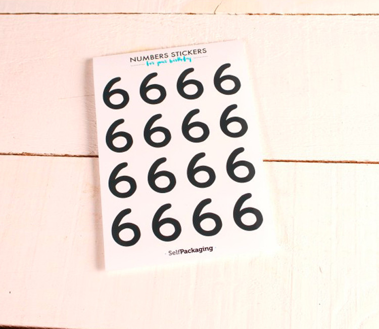 Numeri adesivi per feste