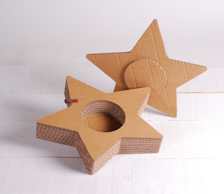Stella decorativa in cartone