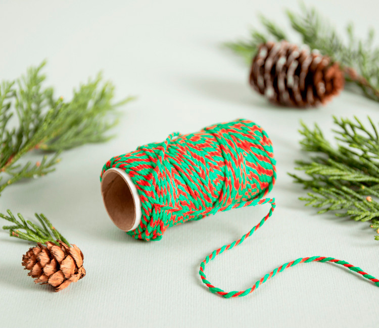 Cordino bicolore baker’s twine per decorare i tuoi regali