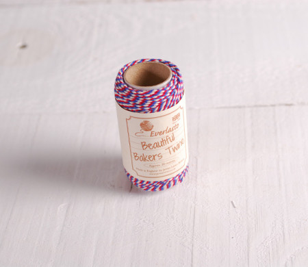 Cordino baker's twine tricolore per le decorazioni
