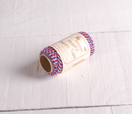 Cordino baker's twine tricolore per le decorazioni