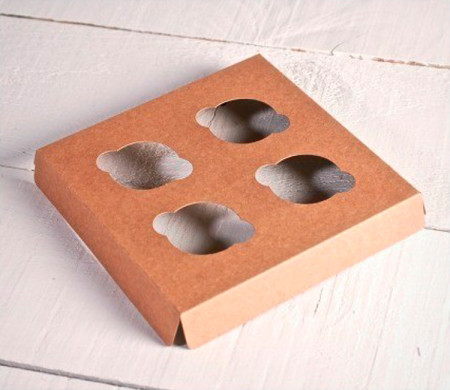 Holder per 4 mini cupcake, perfetto per le pasticcerie