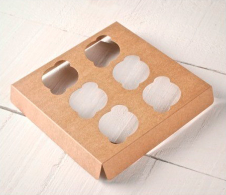 Holder per 6 mini cupcake, per le scatole di dolci