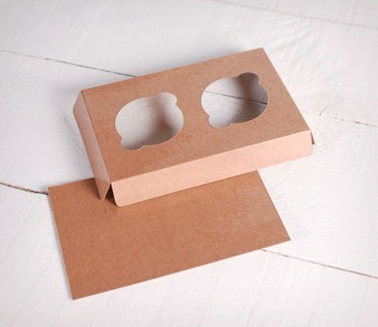 Holder per 2 cupcake, ideale per pasticcerie e negozi Holder per 2 cupcake, ideale per pasticcerie e negozi