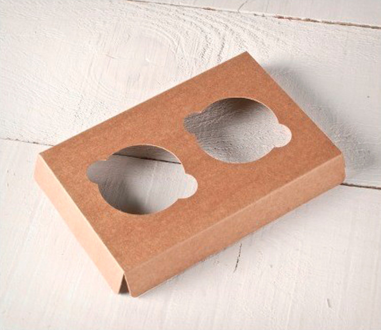 Holder per 2 cupcake, ideale per pasticcerie e negozi Holder per 2 cupcake, ideale per pasticcerie e negozi