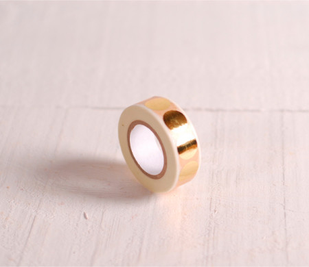 Washi tape cerchi dorati
