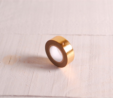 Washi tape dorato con stampa geometrica