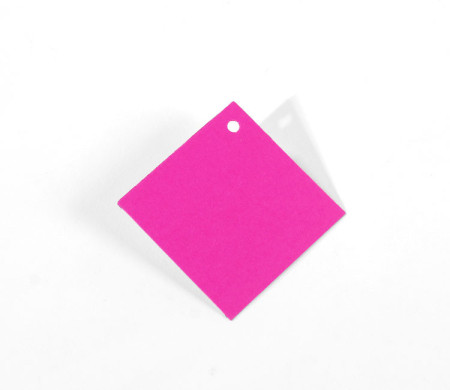 Etichette quadrate in cartone per regali