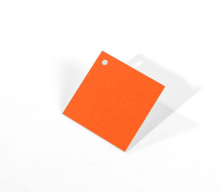 Etichette quadrate in cartone per regali