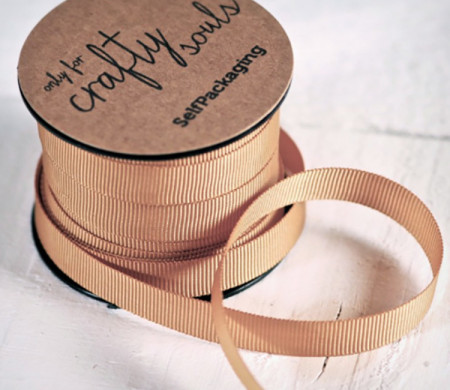 Nastro grosgrain dorato