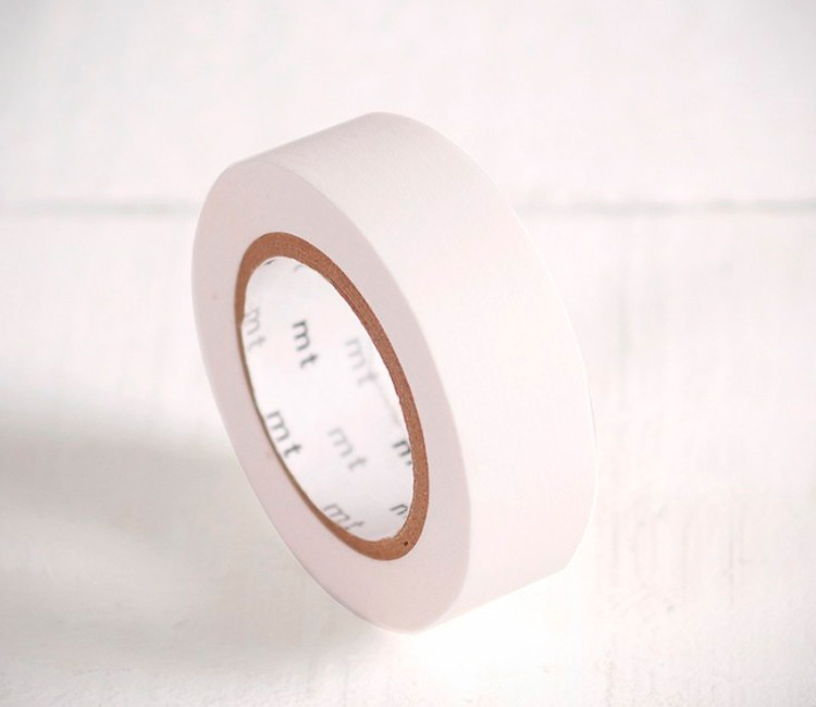 Washi tape bianco opaco