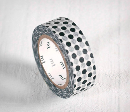 Washi Tape Bianco a pois