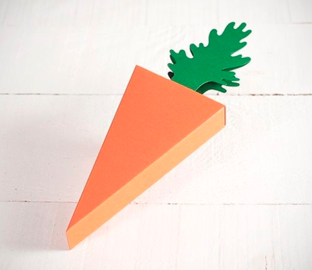 Scatola a Carota per Feste