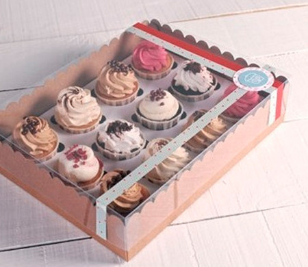 Scatola per 12 cupcake