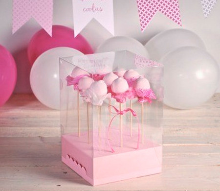Scatole trasparenti per cake pop Scatole trasparenti per cake pop