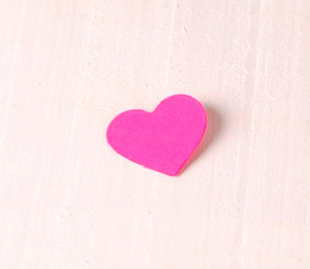 10 cuori in cartone