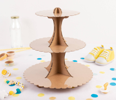 Espositore in cartone per cupcake e torte