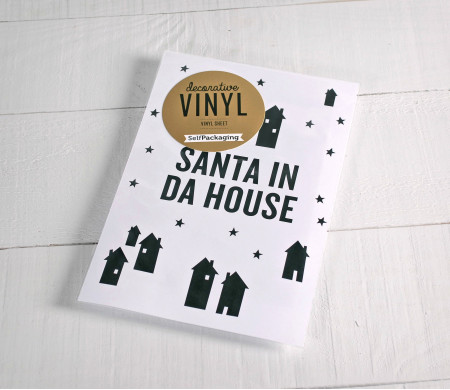 Adesivo decorativo in vinile "Santa in da house"