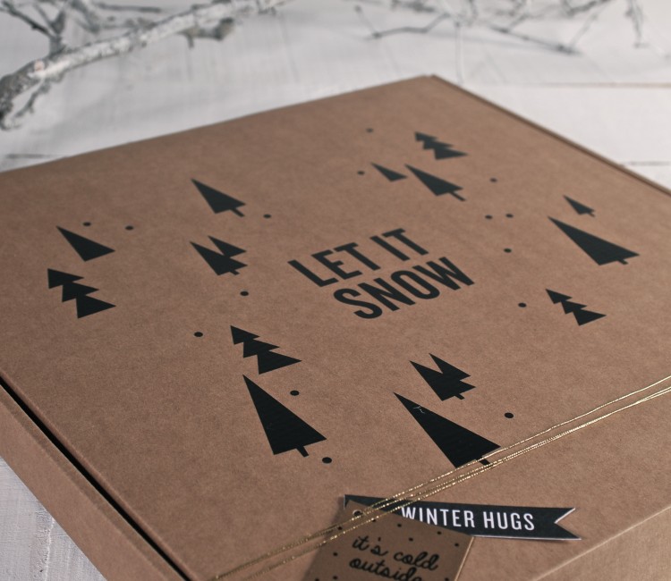 Adesivo decorativo in vinile "Let it snow"