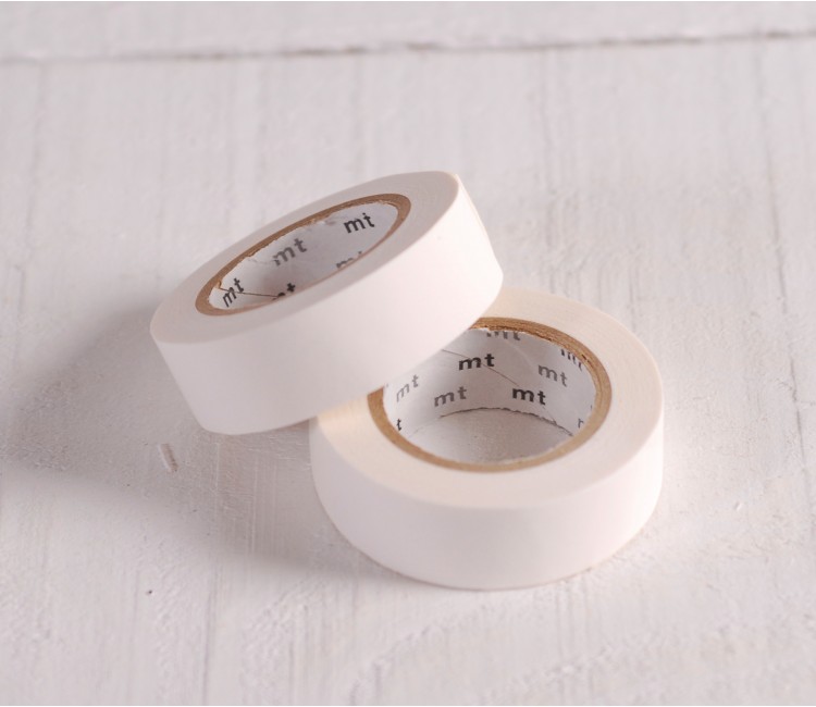 Washi tape bianco opaco