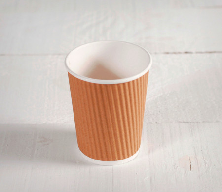Bicchiere in cartone kraft da 8 OZ
