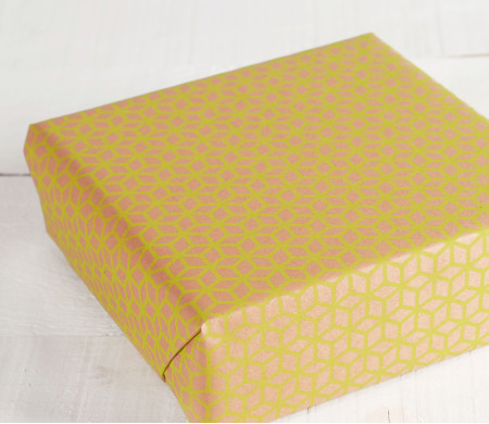 Carta da regalo geometrica
