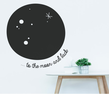 Adesivo Luna per Pareti.