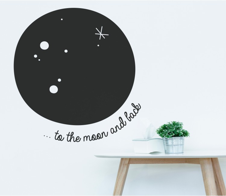 Adesivo Luna per Pareti. Adesivo Luna per Pareti.