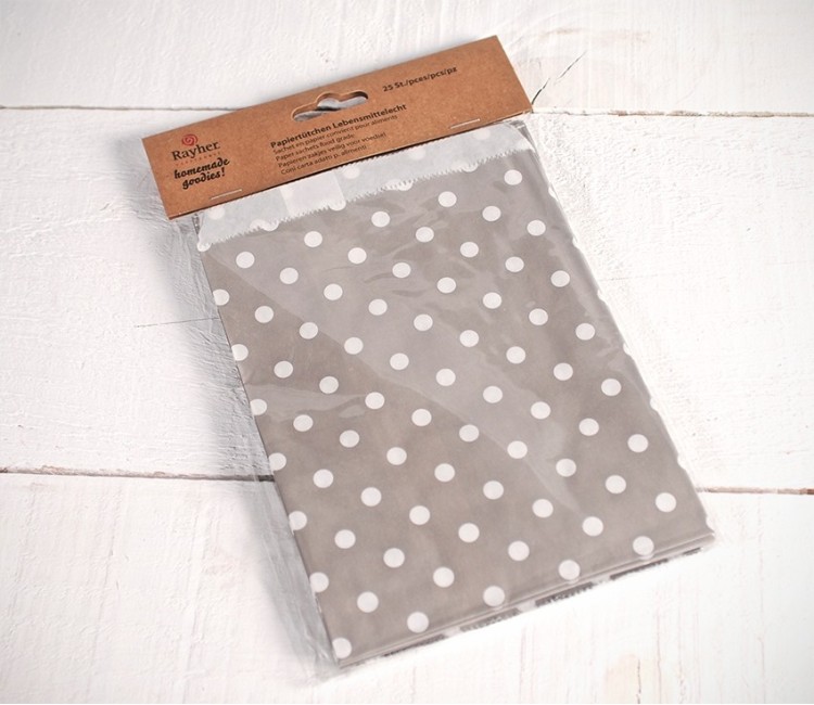 Buste Grigio Stampate a Pois Buste Grigio Stampate a Pois