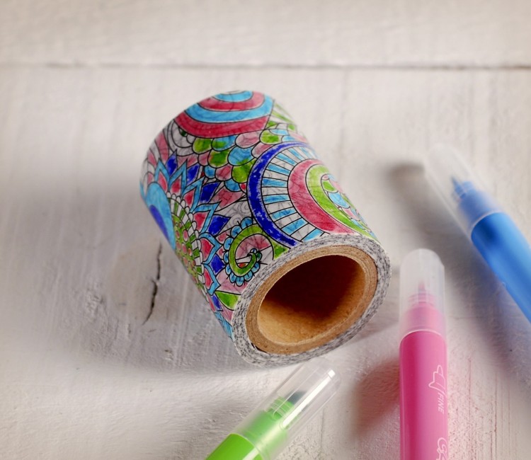 Washi Tape da Colorare Washi Tape da Colorare