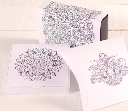 Kit di Scatole Mandala, Combatti lo Stress!
