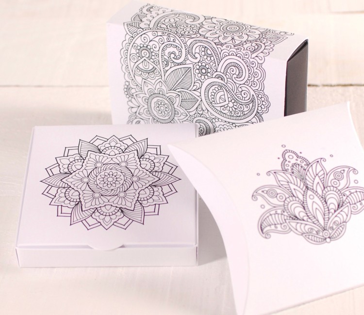 Kit di Scatole Mandala, Combatti lo Stress!