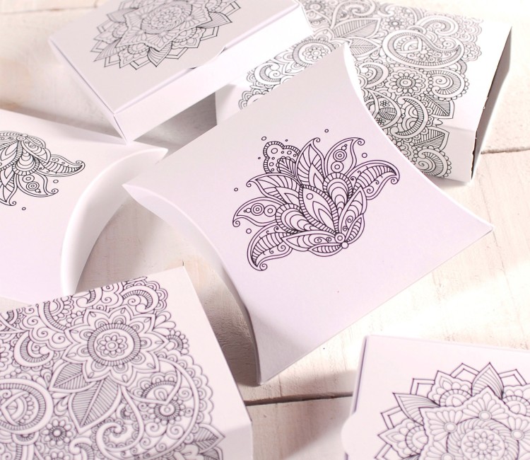 Kit di Scatole Mandala, Combatti lo Stress!