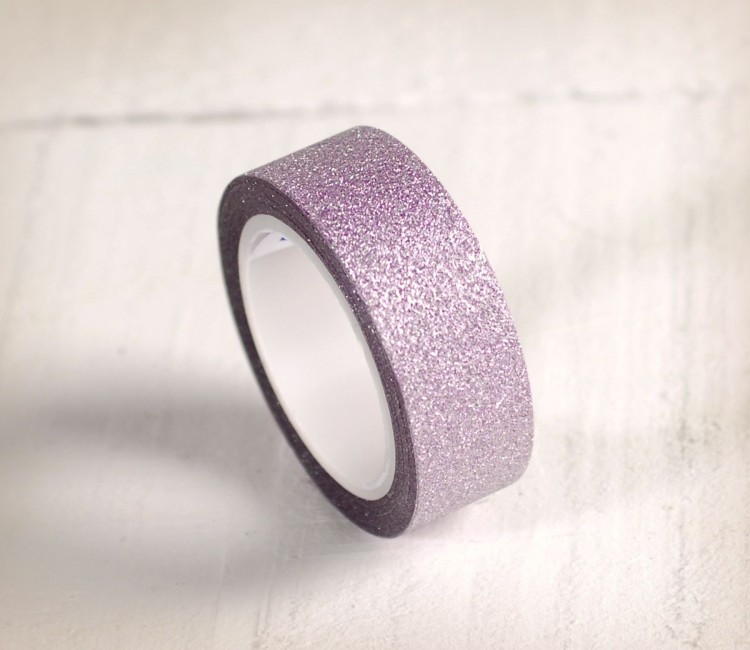 Rotolo di washi tape con porporina