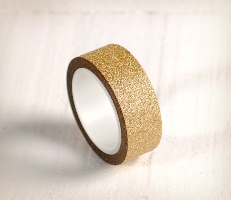 Rotolo di washi tape con porporina