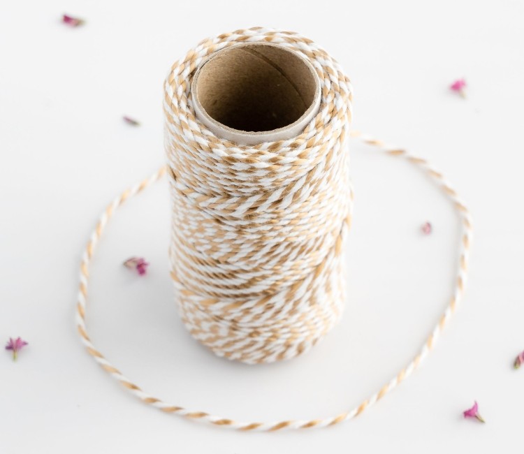 Cordino baker's twine bicolore in cotone per eleganti decorazioni