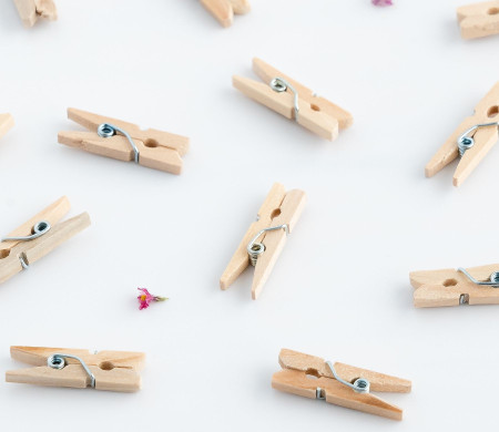 Mini pinze in legno