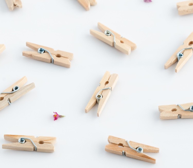 Mini pinze in legno